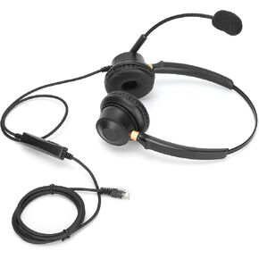 Pissente Binaural Headset with Noise Canceling Mic, RJ9 150Ω in Kuwait