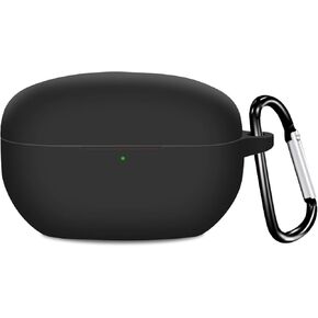 حافظة USTIYA لهاتف Sony WF-1000XM5 حافظة سيليكون واقية مع غطاء سلسلة مفاتيح (أسود) in Kuwait