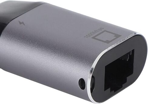 TypeC to RJ45 Adapter Portable for OS X Fast 1000Mbps Aluminum in Kuwait