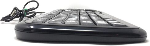 Ezsee Low Vision Keyboard Large White Print Black Keys in Kuwait