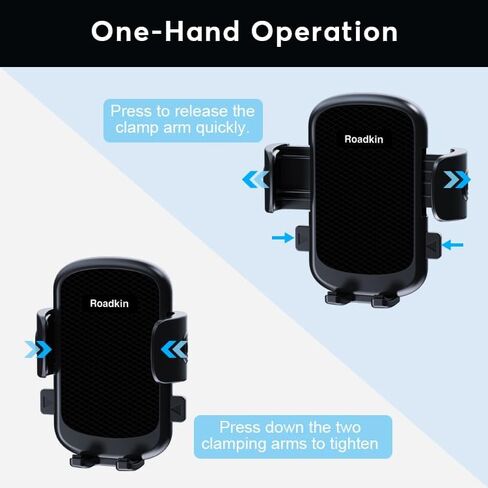 Car Phone Holder,2026 Military Grade,Strongest Suction, Heat Resistant Material, Universal Dashboard and Windshield Mount with Adjustable Suction Cup, Compatible with All Smartphones in Kuwait