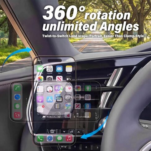 Aluminum Phone Mount for 2023-2026 Lexus RX 350/350h/450h+/500h in Kuwait