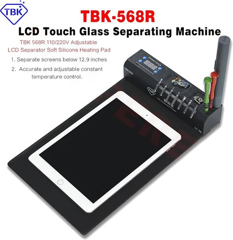 TBK 568R LCD Touch Glass Separating Machine Heating Mat Plate for Mobile Phones Ipad Pro 12.9 LCD Screen Separate Repair Tools in Kuwait