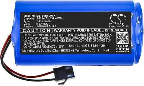 14.4V 2600mAh Battery Replacement for Goovi, F007C D380 D382, in Kuwait