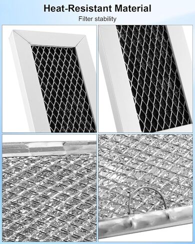 Microwave Grease and Charcoal Filter Kit Fit for GE JVM3160RF1SS in Kuwait