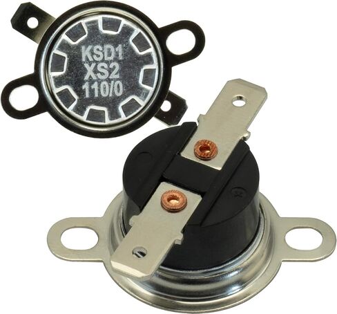 2-Pack WB24X10163 Microwave Thermostat Thermal Cut-Off Compatible with GE Replacements 1473862 AP4339925 PS2321377 EAP2321377 in Kuwait