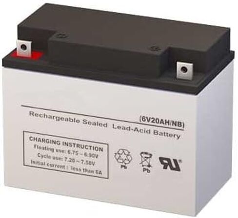 BT20-6 6 Volt 20 AmpH SLA Replacement Battery with NB Terminal in Kuwait