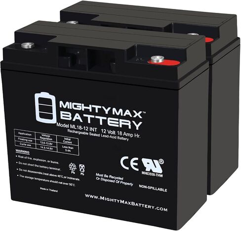 Mighty Max Battery 12V 18AH INT Replacement Battery for APC SmartUps 1500-2 Pack in Kuwait