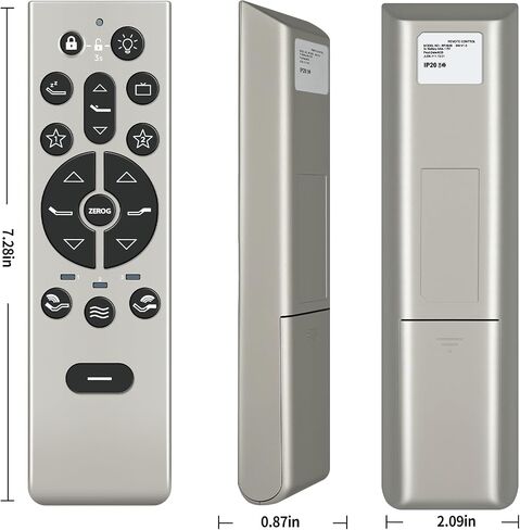 RF396C Remote Control for Tempur-Pedic Keeson TEMPUR-Ergo Adjustable Base in Kuwait