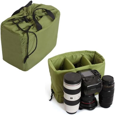 Portable Nylon Camera Liner Pack Shock Resistant with Drawstring Rope in Kuwait