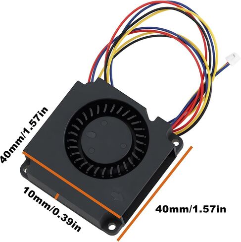 MX1.25-4Pin PI05 Mini PC Cooling Fan FD4010RL-5001 5V 0.2A for PI05 40x10mm in Kuwait