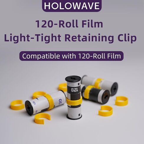 10-Pack 120 Film Spool Securing Clips, Anti-Unraveling Roll Clamps in Kuwait