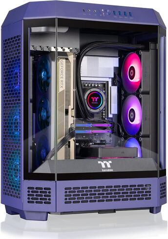 Thermaltake LCGS Reactor 9880F Gaming Desktop (AMD Ryzen™ 7 9800X3D, ToughRam 32GB DDR5 6000MT/s RGB Memory, NVIDIA® GeForce RTX™ 5080, 2TB NVMe M.2, WiFi, Windows 11) T6FD-X870-580-LCS in Kuwait