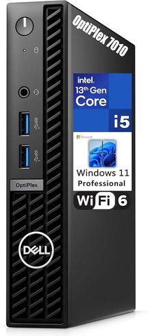 Dell OptiPlex 7010 MFF 1.2L Business Desktop Computer, Intel 14-Core i5-13500T (Beat i7-12700T), 32GB DDR4 RAM, 1TB PCIe SSD, WiFi 6, Bluetooth, Windows 11 Pro in Kuwait