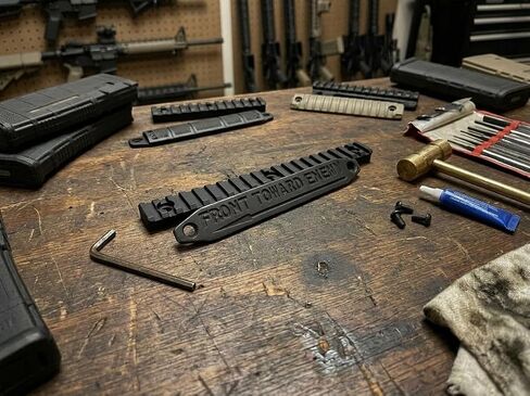 Claymore Rail Covers, Front Toward Enemy, Compatible with M-LOK in Kuwait