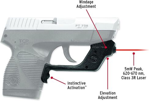 Crimson Trace LG-407 Laserguard Red Laser Sight for Taurus TCP Pistols in Kuwait