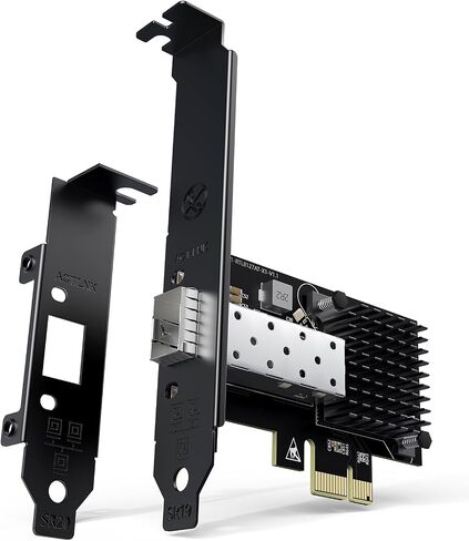 10G PCIe Network Card, YuanLey 10G Base-T Ethernet Card with Realtek RTL8127AT Conrtoller, PCIE to 10Gb RJ45 Ethernet Adapter NIC Compatible with PCI Express X1,X4,X8,X16, Support WOL in Kuwait