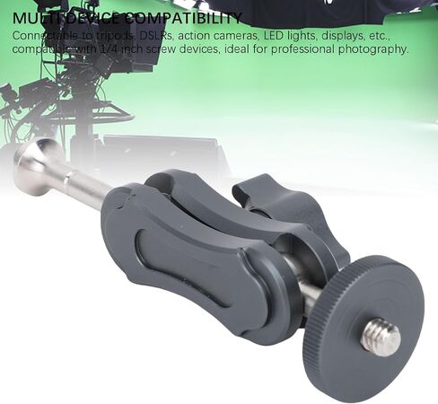 Flexible Articulating Magic Arm with Single Ball Heads, 1/4 Inch Screw for Camera Tripods LED Light, Adjustable Articulating Arm, Aluminum in Kuwait