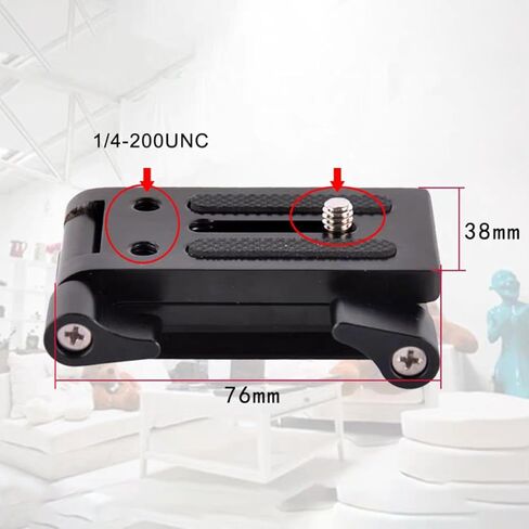 Folding Tripod Head Z Shape with Quick Release Plate for DSLR in Kuwait