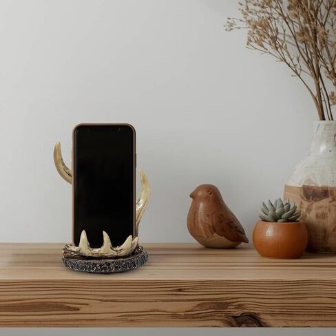 BestGiftEver Faux Antler Cell Phone Stand – Deer Antler Resin Holder in Kuwait