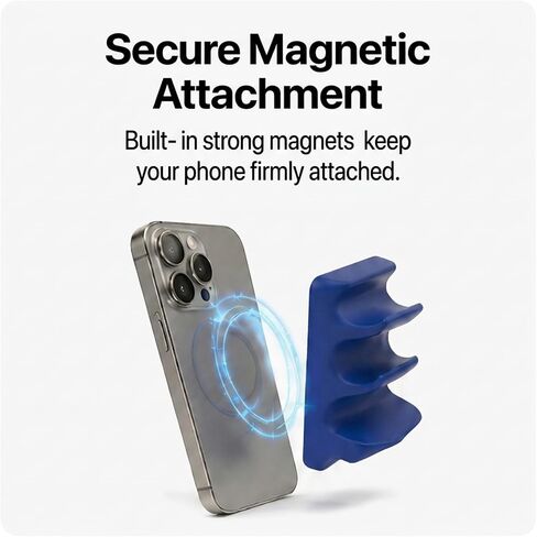 for Magsafe Phone Stand, Magnetic Phone Stand Holder, Magnetic Expandible Mobile Phone Grips Stand Holder for iPhone 11 12 13 14 15 16 17 in Kuwait