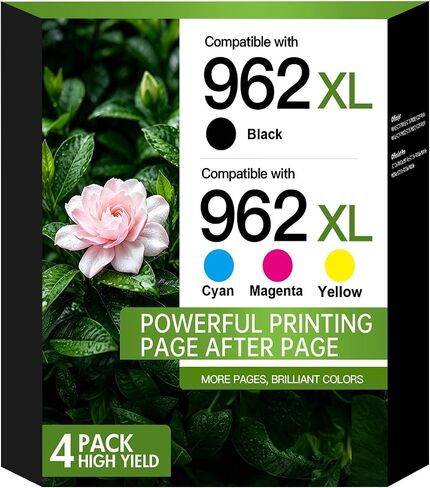 962XL Ink Cartridges Combo Pack for HP Ink 962 OfficeJet Pro 9015e 9010 in Kuwait