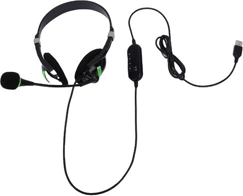 Aoresac USB Headset with Microphone, Noise Canceling, 40mm Hd in Kuwait