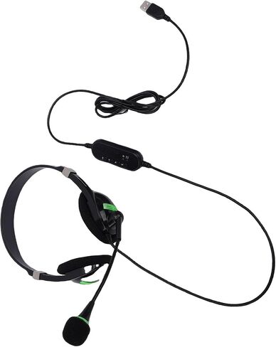 Aoresac USB Headset with Microphone, Noise Canceling, 40mm Hd in Kuwait