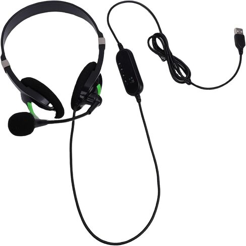 Aoresac USB Headset with Microphone, Noise Canceling, 40mm Hd in Kuwait