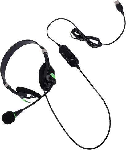 Aoresac USB Headset with Microphone, Noise Canceling, 40mm Hd in Kuwait