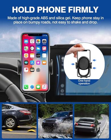 Autorder Car Phone Holder for Toyota Venza 2021 2022 2023 2024 Accessories Phone Mount 12.3" Screen Cell Phone Automobile Cradles 360 Degree Rotation (Not fit Screen with Automatic Light Sensor) in Kuwait