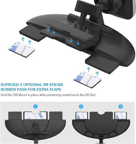 Car Phone Mount,Magnetic Cd Slot Car Mount Phone Holder 6 Magnet for iPhone 11 Pro Xs MAX XR XS X 8 7 Plus, Galaxy S10 S10+ S10e S9 Note 9 (Black) in Kuwait