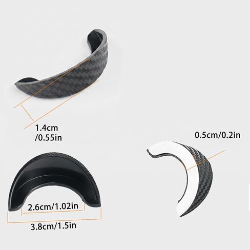 Rear Camera Rain Cover, Curved PVC Lens Hood, 2Pcs in Kuwait