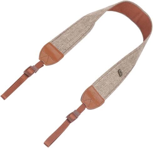 OSALADI Camera Shoulder Strap Wide Cotton Leather Sling for Photographers in Kuwait