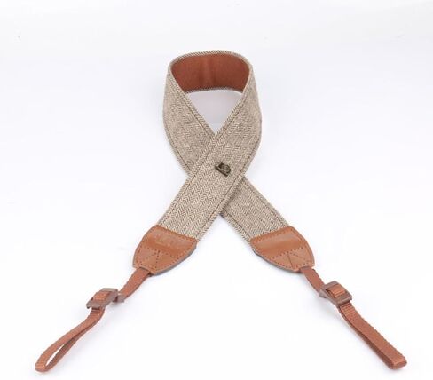 OSALADI Camera Shoulder Strap Wide Cotton Leather Sling for Photographers in Kuwait