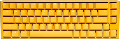 Ducky Channel Yellow One 3 SF 65% Hotswap RGB Double Shot PBT Quack Mechanical Keyboard (Cherry MX Black) in Kuwait