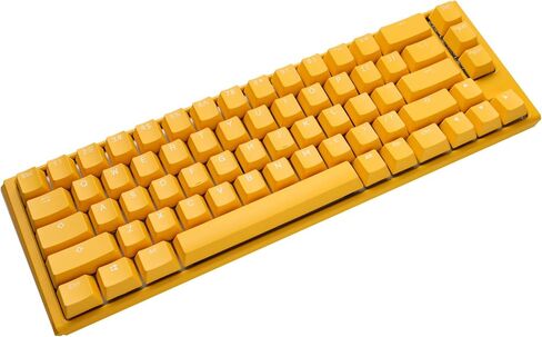 Ducky Channel Yellow One 3 SF 65% Hotswap RGB Double Shot PBT Quack Mechanical Keyboard (Cherry MX Black) in Kuwait
