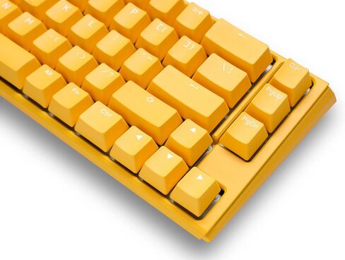 Ducky Channel Yellow One 3 SF 65% Hotswap RGB Double Shot PBT Quack Mechanical Keyboard (Cherry MX Black) in Kuwait