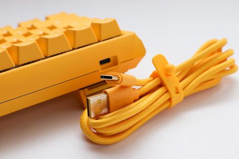 Ducky Channel Yellow One 3 SF 65% Hotswap RGB Double Shot PBT Quack Mechanical Keyboard (Cherry MX Black) in Kuwait