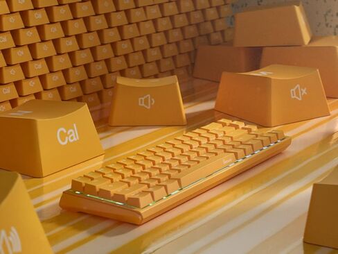 Ducky Channel Yellow One 3 SF 65% Hotswap RGB Double Shot PBT Quack Mechanical Keyboard (Cherry MX Black) in Kuwait