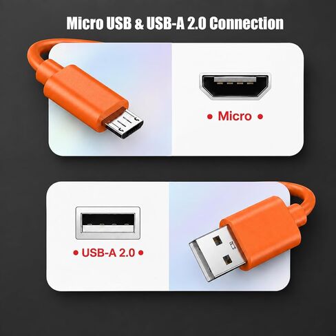 5V Charger Adapter Kit Compatible with Ring Doorbell 2/3/3 Plus/4,3.3ft in Kuwait