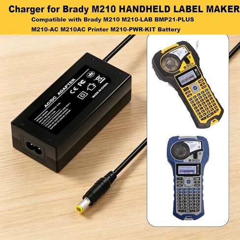 Power Adapter for Brady M210 Handheld Label Maker Battery in Kuwait