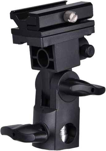 Black Plastic Flash Bracket Mount for DSLR Camera Flash Holder in Kuwait