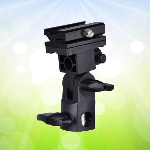 Black Plastic Flash Bracket Mount for DSLR Camera Flash Holder in Kuwait