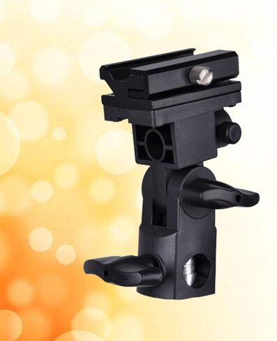 Black Plastic Flash Bracket Mount for DSLR Camera Flash Holder in Kuwait