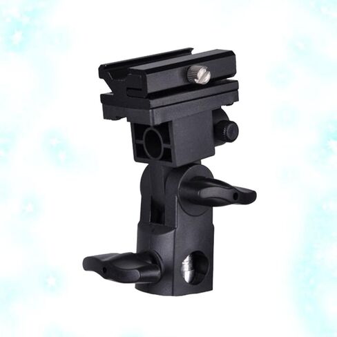 Black Plastic Flash Bracket Mount for DSLR Camera Flash Holder in Kuwait