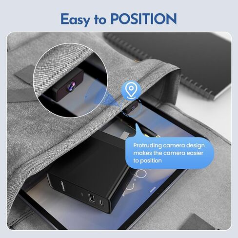 Criuste Mini Camera with Free Cloud, 4K Nanny Cam Hidden Home Spy Camera for Security | Night Vision Motion Detection (2A01) in Kuwait