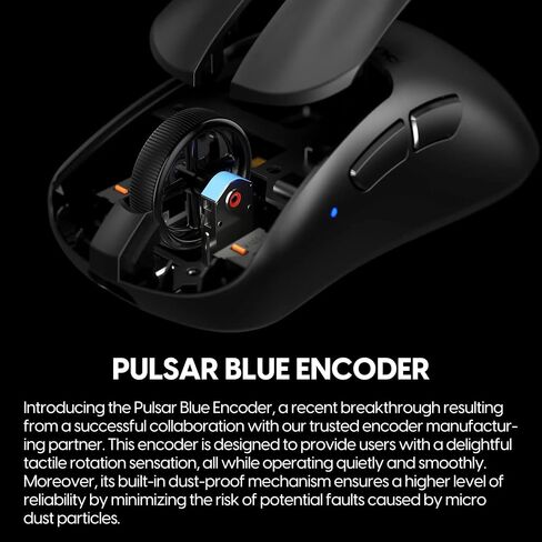 Pulsar Gaming Gears Xlite v3 Wireless Gaming Mouse, Mini, Black in Kuwait