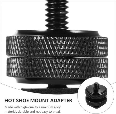 Hot Shoe Mount Adapter Dual Layer Aluminum Alloy 1/4 Inch 3Pcs in Kuwait
