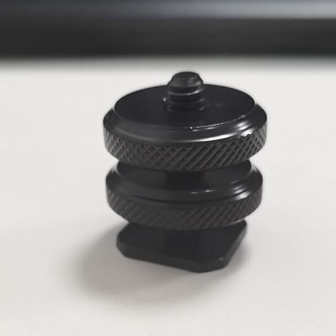 3pcs 1/4" Dual Layer Hot Shoe Mount Adapter Metal Camera Flash Shoe Tripod Screw for DSLR Rig and Video Light Accessories in Kuwait